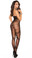 Elegant Moments Seamless Net Crochet Bodystocking