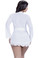 Oh la la Cheri Bridal Eyelash lace robe and G-string - Queen Size - White