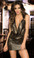 Mapale Metallic Mini Dress - Gold