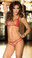 Mapale Go for The Gold Bra Set - Red