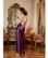Dreamgirl Satin Charmeuse Full Length Gown w/Adjustable Criss Cross Straps & Thong