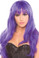 Be Wicked Burlesque Wig - Purple