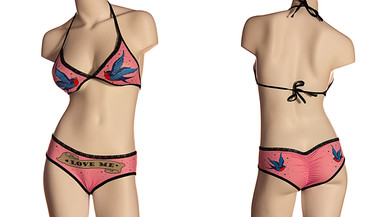 Bodyzone Apparel Valentines Love Me Shorts