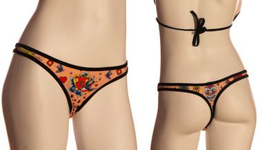 Bodyzone Apparel Valentines Flashy Thong