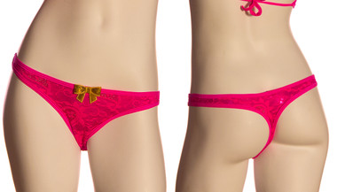 Bodyzone Apparel Valentines Passionate Paisley Thong