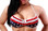 Bodyzone Apparel Patriotic Ruffled Sweetheart Top
