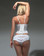 Fearless and Fun Lingerie White Bridal Corset With Zipper