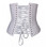 Timeless Trends White Floral Brocade Corset