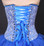 Timeless Trends Blue Floral Fairy Corset
