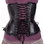 Timeless Trends Black Leather Long Corset