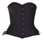 Timeless Trends Black Cashmere Overbust Corset