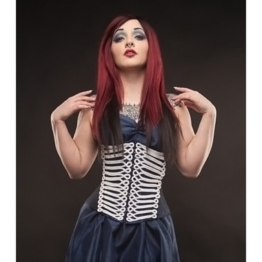Timeless Trends Military Blue Corset