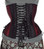 Timeless Trends Iridescent Burgundy Hourglass Corset 