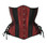 Timeless Trends Iridescent Burgundy Hourglass Corset 