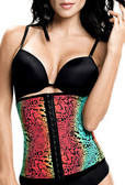 TrueShapers Latex Free Workout Waist Training Cincher Color Print-01