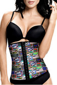 TrueShapers Latex Free Workout Waist Training Cincher Color Print-04