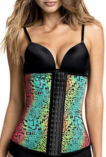 TrueShapers 1041 Latex Free Waist Training Cincher Color Print-01