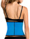 TrueShapers 1061 Latex Free Workout Waist Training Cincher - Turquoise