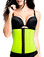 TrueShapers 1061 Latex Free Workout Waist Training Cincher - Green