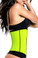 TrueShapers 1061 Latex Free Workout Waist Training Cincher - Green