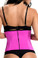 TrueShapers 1061 Latex Free Workout Waist Training Cincher - Pink