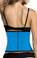 TrueShapers 1063 Latex Free Workout Waist Training Cincher - Turquoise