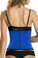 TrueShapers 1063 Latex Free Workout Waist Training Cincher - Blue