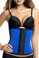TrueShapers 1063 Latex Free Workout Waist Training Cincher - Blue