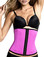 TrueShapers 1063 Latex Free Workout Waist Training Cincher - Pink