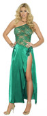Elegant Moments Pluz Size Charmeuse and Lace Gown