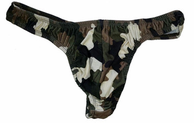 Elegant Moments Men's Lycra Thong - Camouflage