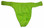Elegant Moments Men's Lycra Thong - Chartreuse