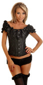 Daisy Corset Embroidered Peasant Top Corset