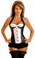 Daisy Corset Plus Size Halter Tuxedo Corset