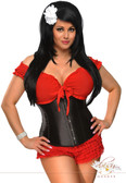 Daisy Corset Plus Size Strapless Underbust Corset