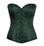 Daisy Corset Lavish Dark Green Brocade Corset