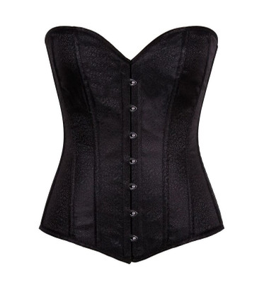 Daisy Corset Lavish Black Brocade Corset