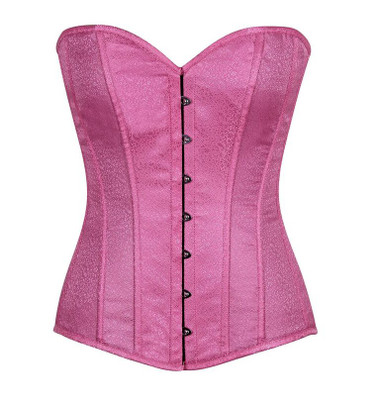 Daisy Corset Lavish Pink Brocade Corset