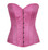 Daisy Corset Lavish Pink Brocade Corset