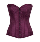Daisy Corset Lavish Plum Brocade Corset