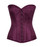 Daisy Corset Lavish Plum Brocade Corset