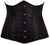 Daisy Corset Lavish Black Brocade Underbust Corset