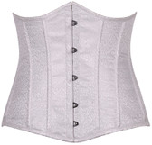 Daisy Corset Lavish White Brocade Underbust Corset