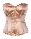 Daisy Corsets Lavish Nude Sweetheart Front Zipper Corset