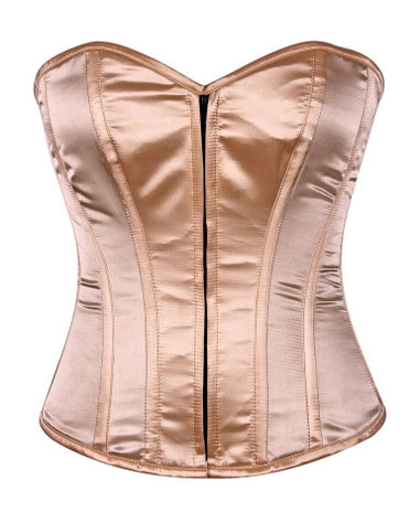 Daisy Corsets Lavish Nude Sweetheart Front Zipper Corset