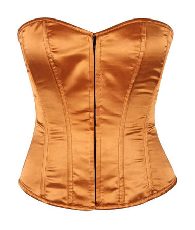 Daisy Corset Lavish Bronze Sweetheart Front Zipper Corset