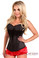 Daisy Corset Lavish Black Sweetheart Front Zipper Corset