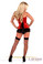 Daisy Corset Lavish Red Sweetheart Front Zipper Corset