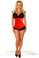 Daisy Corset Lavish Red Underbust Zipper Corset
