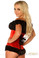 Daisy Corset Lavish Red Underbust Zipper Corset